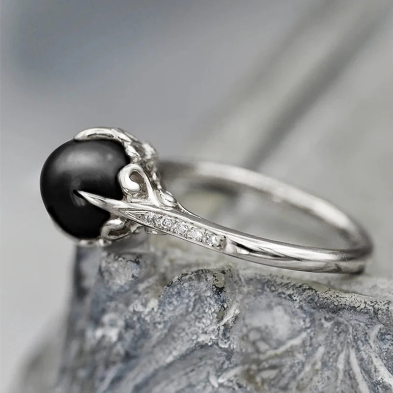 Imitation Pearl Luxury Exquisite Rings