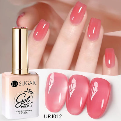 SUGAR Jelly Milky White Translucent Gel Polish