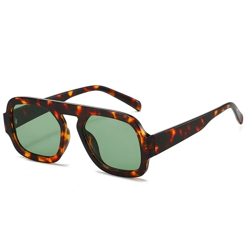 Retro Square Gradient UV400 Punk Sun Glasses
