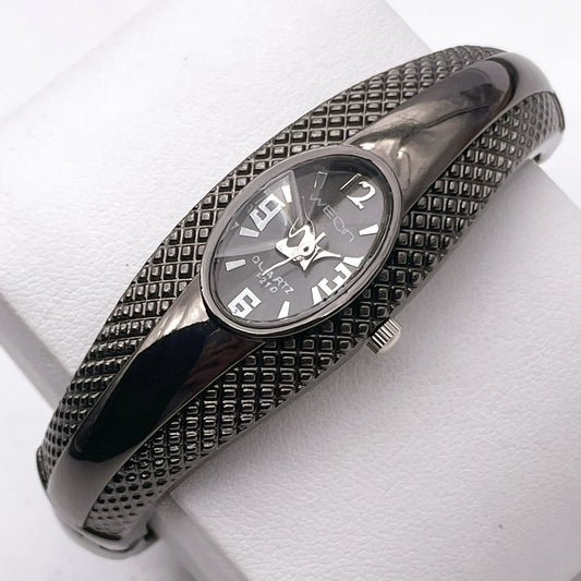 Flash Silvery Black Bracelet Charm Watch