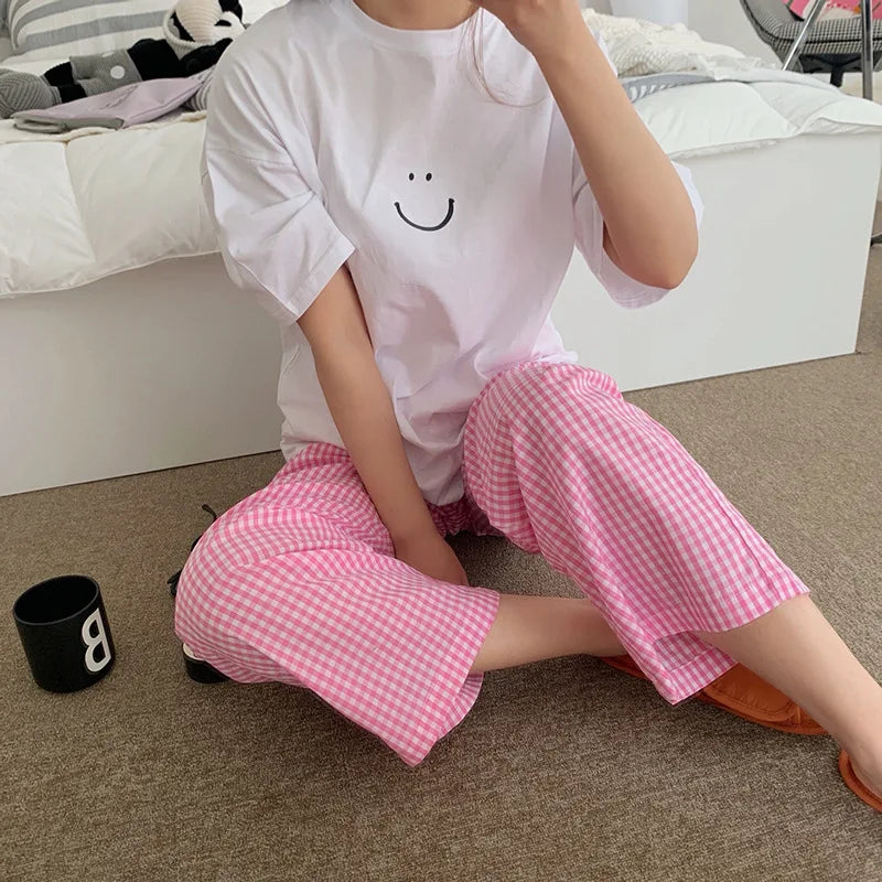 2-Piece Short-Sleeved Pajama Sets