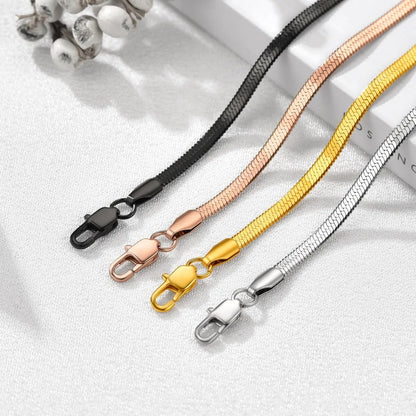 U7 Ankle Cuban Link Snake Figaro Bracelets