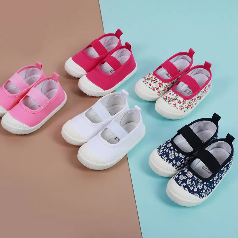 Baby Girl Canvas Sneakers