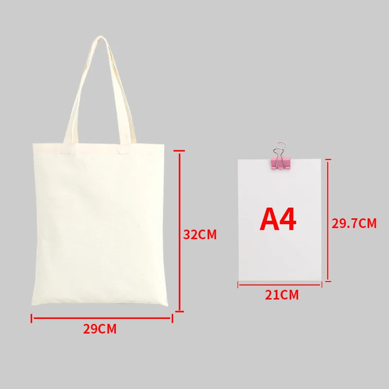 Large Capacity Canvas Shopping Bags
