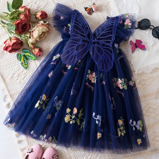 Tulle Floral Wedding Flower Dress