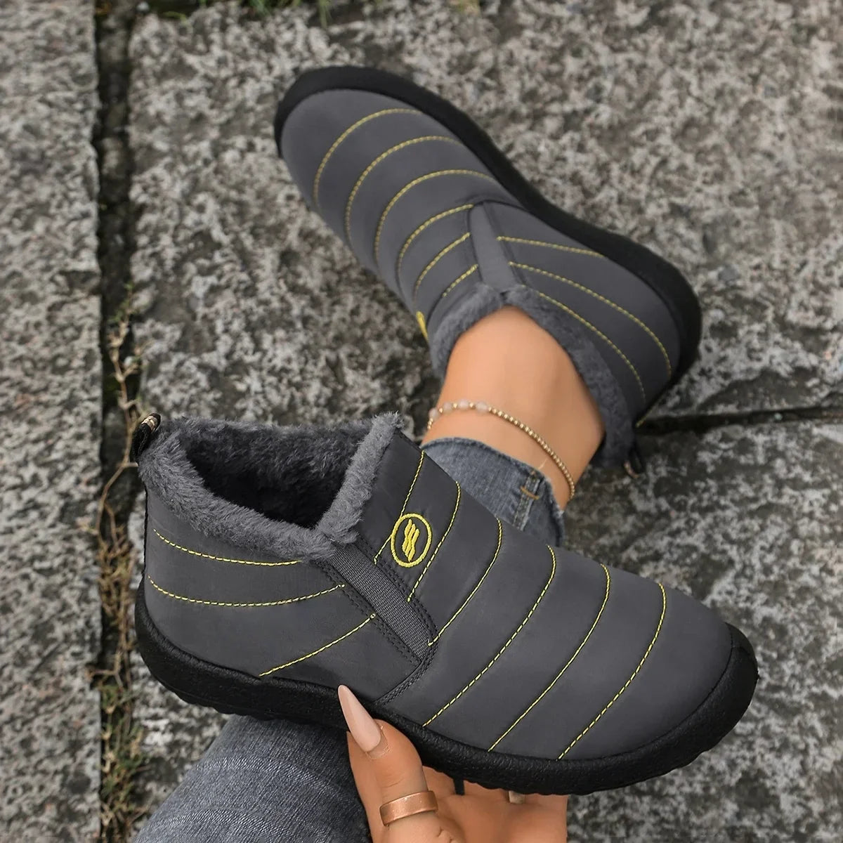 Boot Warm Fur Waterproof Boots