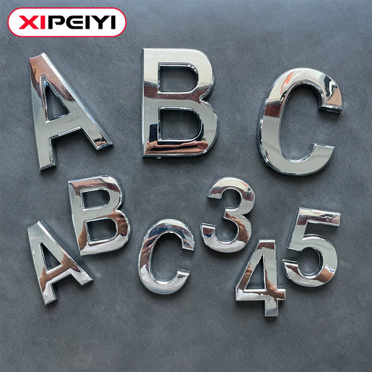 5/7CM Silver House Digital Number 0-9 Letter