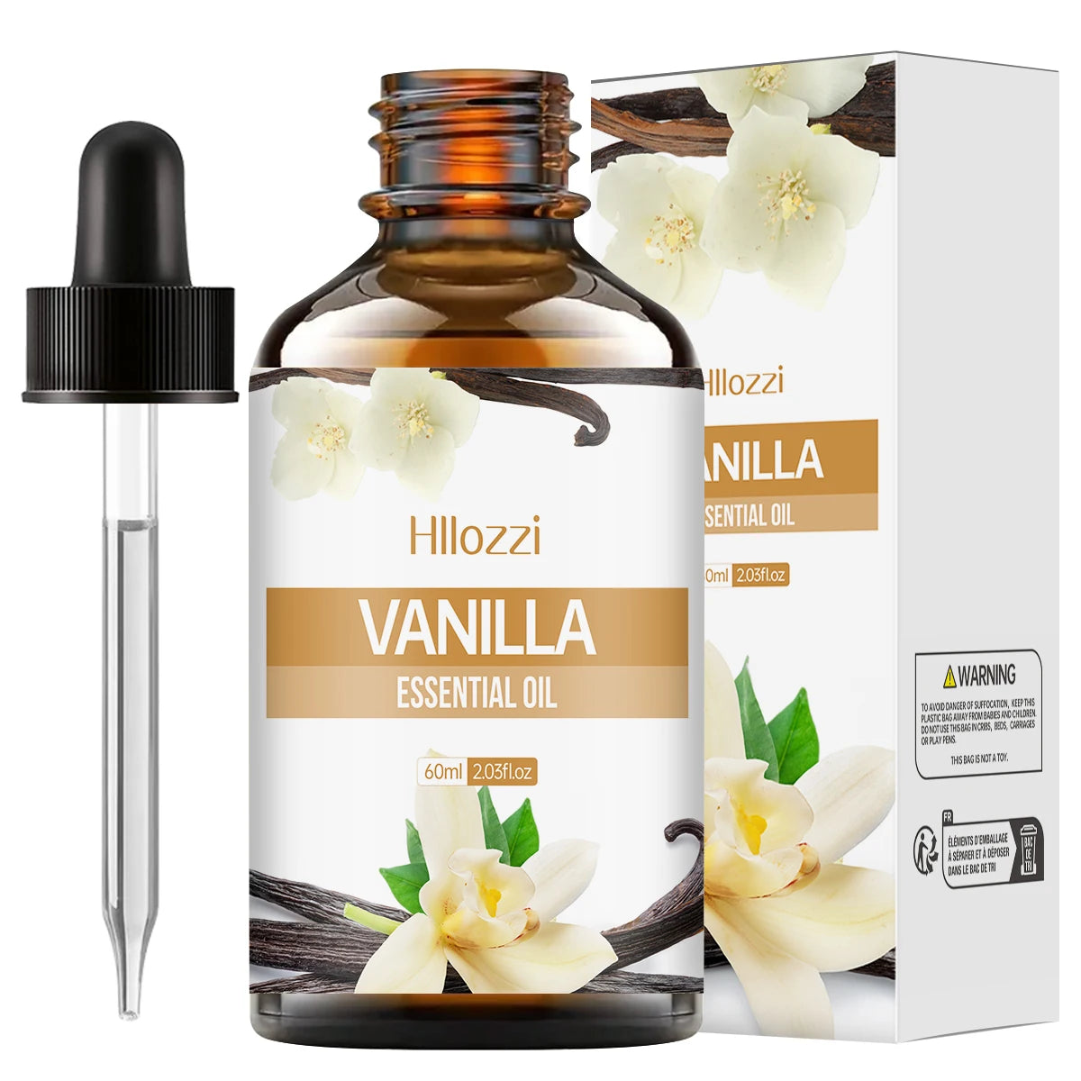 100ml/60ml/30ml Vanilla Essential Oil Hydrating and Moisturizing Skin Care