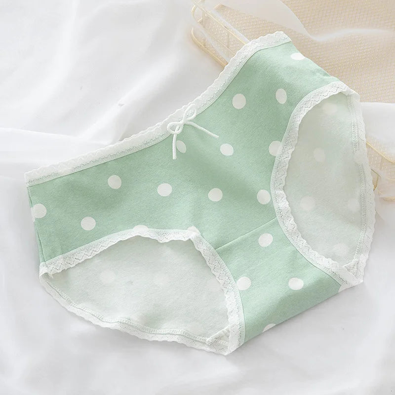 Soft Cotton Underwear Sexy Mid Waist Lingerie