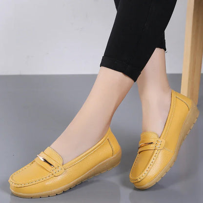 Genuine Leather Flats Moccasins Shoes