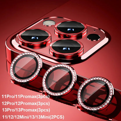 Glitter Diamond Rhinestone Camera Lens Protector for iPhone