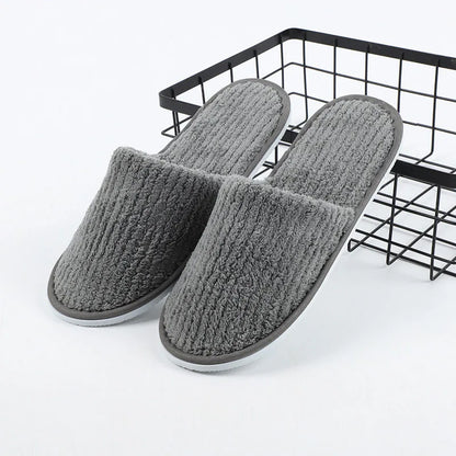 Non-slip Travel Hotel Indoor Guest High Quality Disposable Slippers