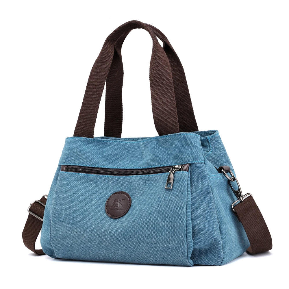 Canvas Handbags Shoulder Messenger Crossbody Tote Large Capacity Bags