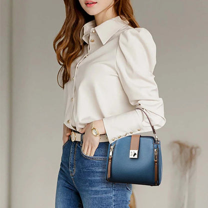 Small Bucket Shoulder Luxury Designer PU Leather Messenger Crossbody Bags
