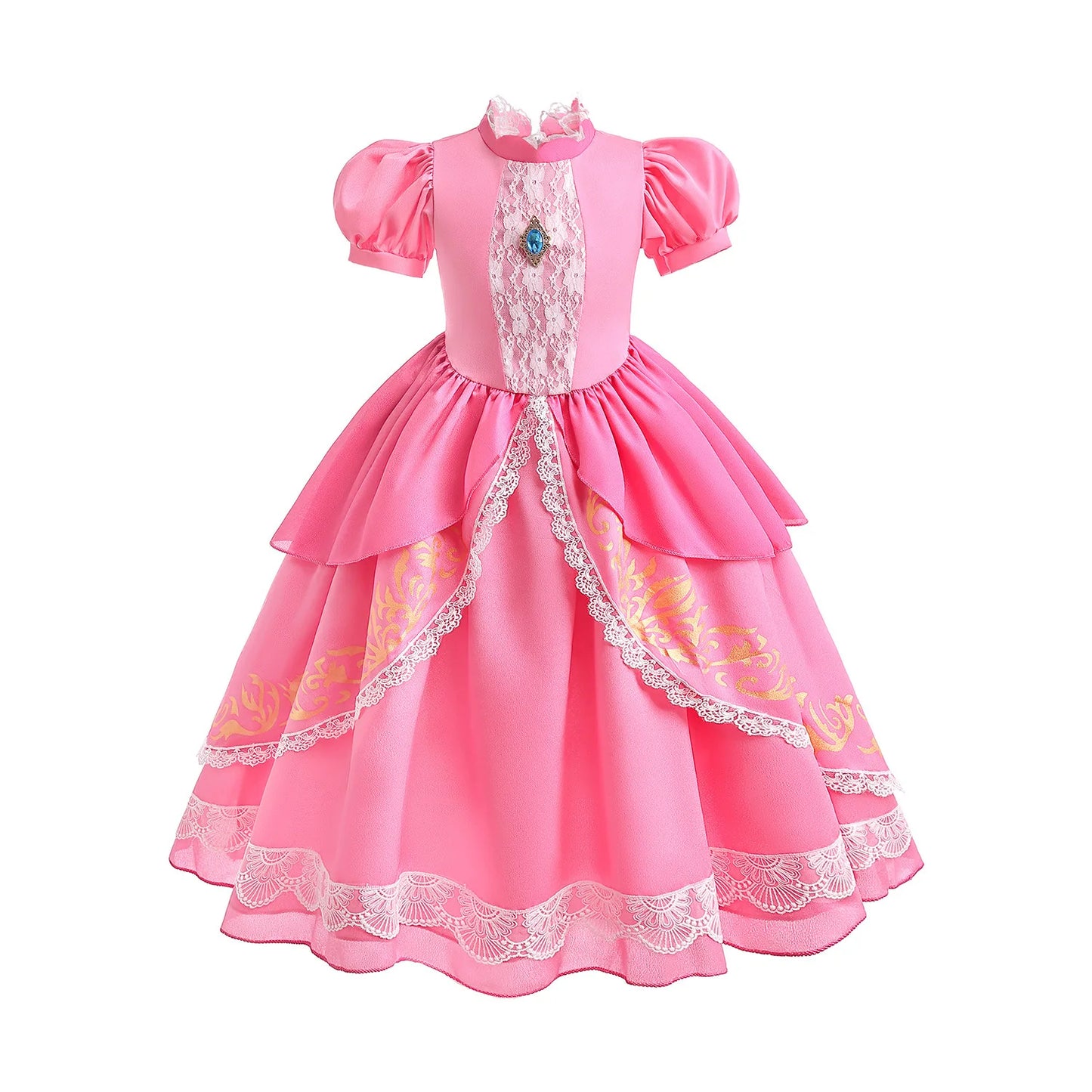 Fancy Puff Sleeves Costume Cosplay Dress