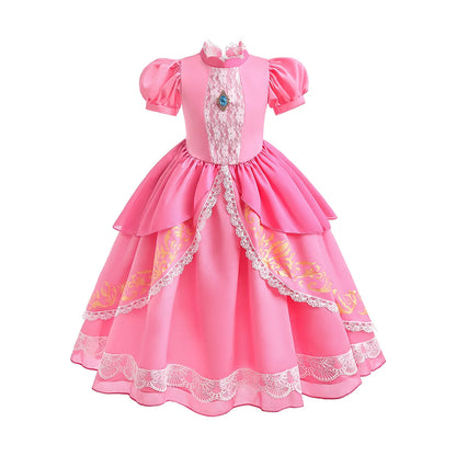 Fancy Puff Sleeves Costume Cosplay Dress