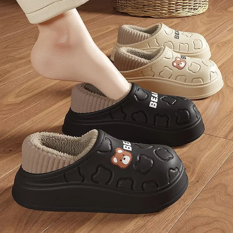 Waterproof Cotton Cotton Shoes Slipper