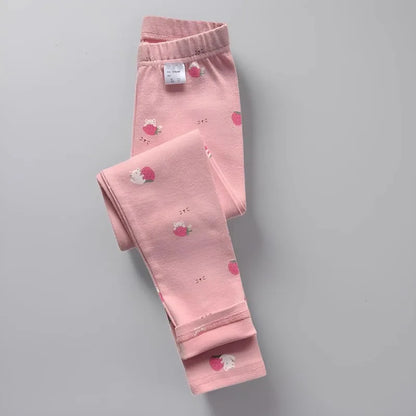 Autumn Winter Thick Cotton Elastic Slim Toddler Tights Baby Leggings