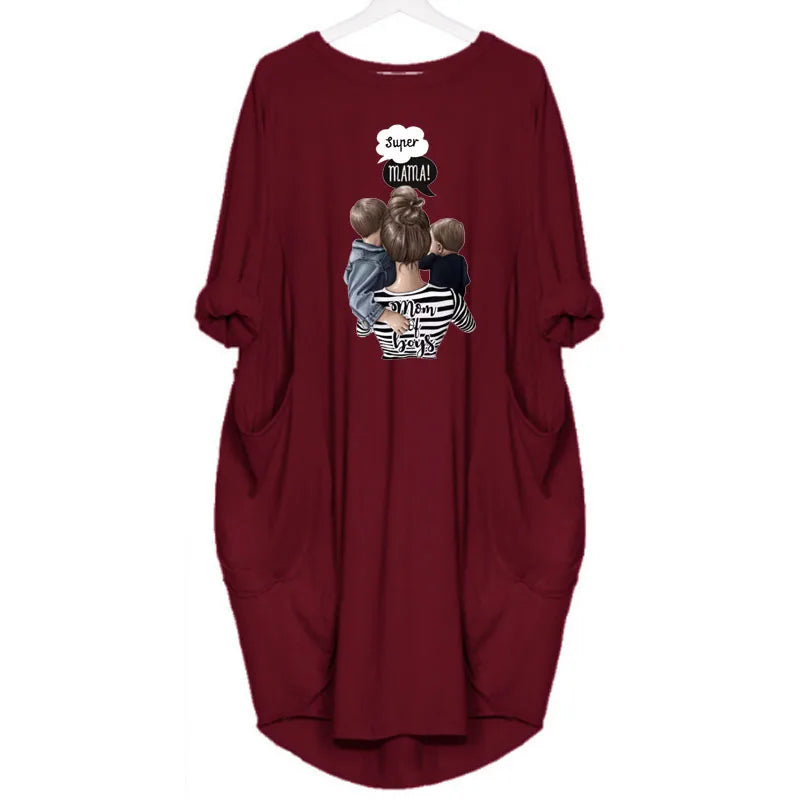 Long Sleeved Plus Size Dress