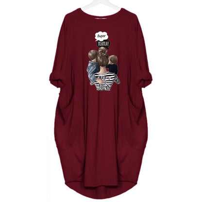 Long Sleeved Plus Size Dress
