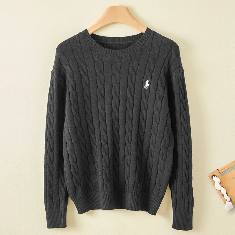 Cashmere Hoodie O-Neck Sweater