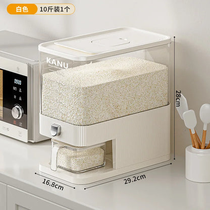 High-end pressing rice bucket insect-proof storage container
