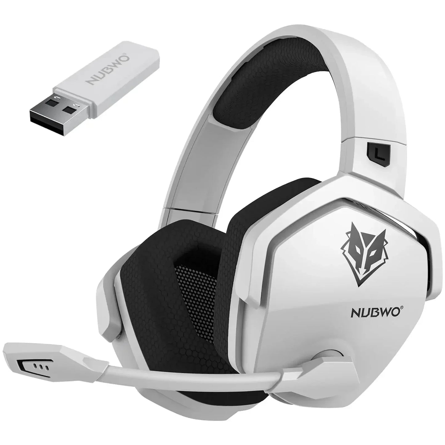 Dual Wireless Gaming Headphones 2.4GHz Bluetooth 5.3 Headsets Gamer with Microphone