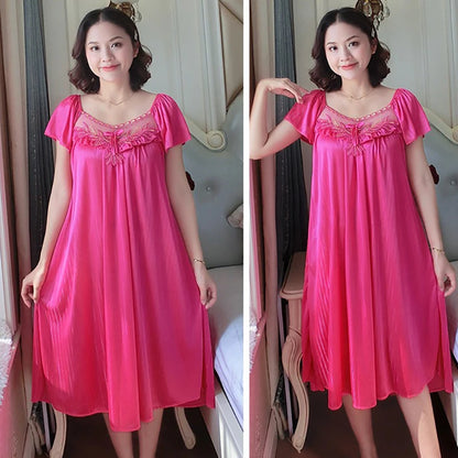 Silk Short Sleeve Pyjama