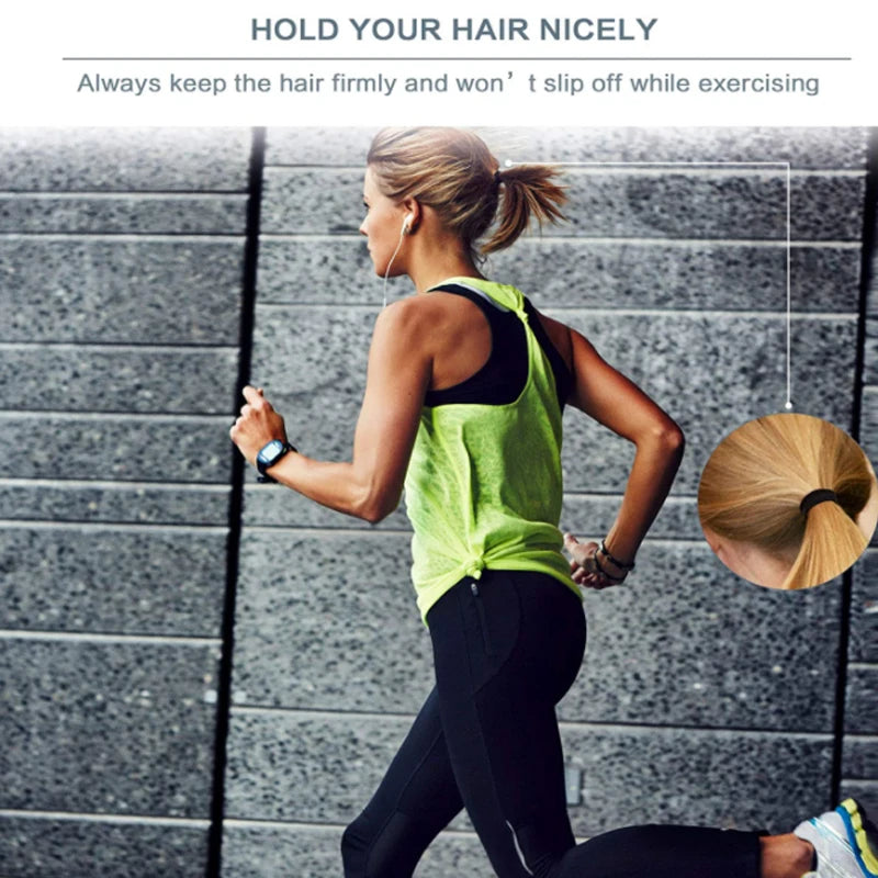 50PCS/Set Cotton Elastic Hair Ties