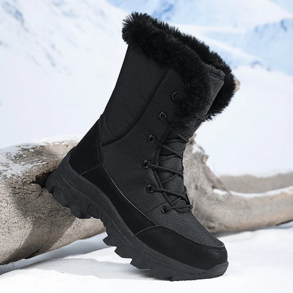 Winter Snow Waterproof Non-Slip Warm Northeast-Style Large Cotton  Boots