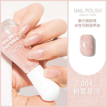 40 Colors Nail Polish Water-based Quick Drying Tearable Nail Art