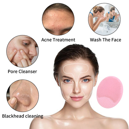 Wash a face to brush Silicone Cute Sucker mini Cleansing