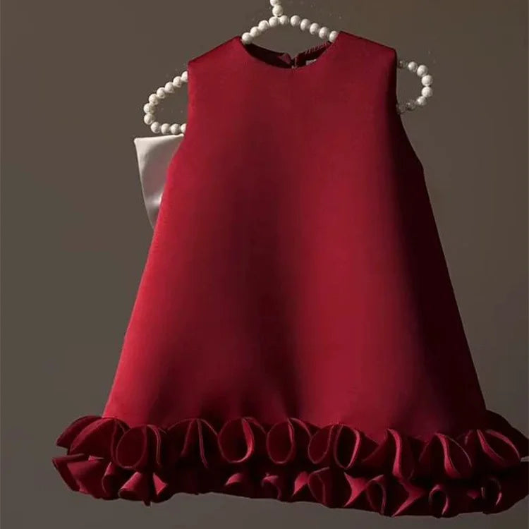 Winter Sweet Bow High-end Princess Dress
