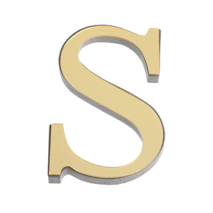 3D Mirror 26 Alphabet Letters Wall Stickers
