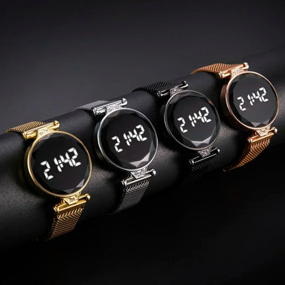 DANA Luxury Rose Gold LED Digital Watch