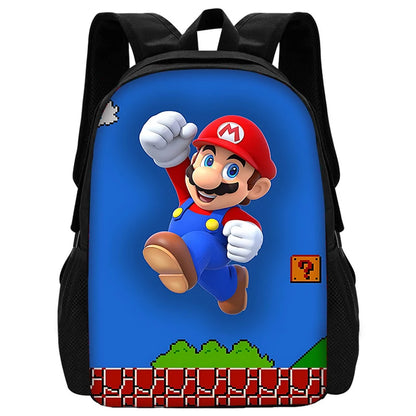Anime Game Crazy M-M-Marios Backpack School Bags