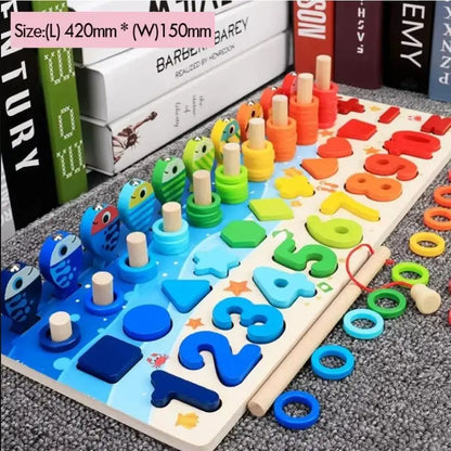 Math For Toddlers Educational Wooden Puzzle Toy