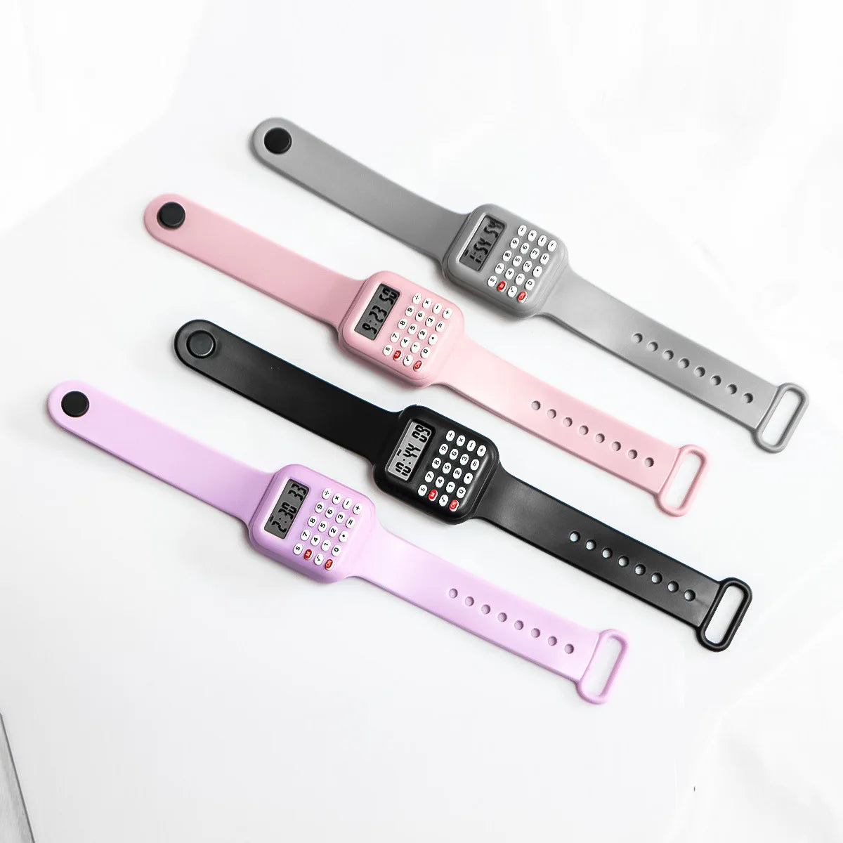 Rubber Strap Children Digital Kids Watch