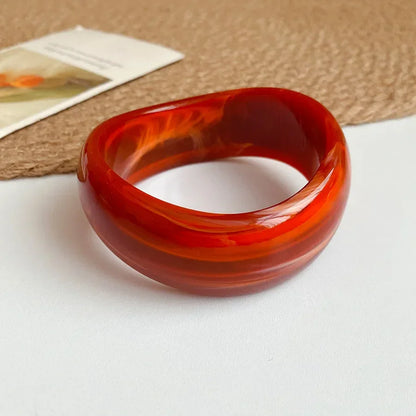 Geometric Irregular Chunky Wide Bracelet