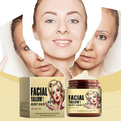 Crema facial hidratante de bálsamo de miel y loción corporal