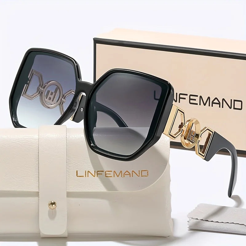 Large Square Decorative UV400 Sunglasses