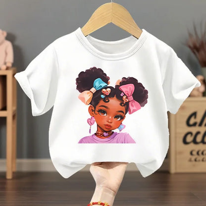 Girls Casual Short Sleeve T Shirts