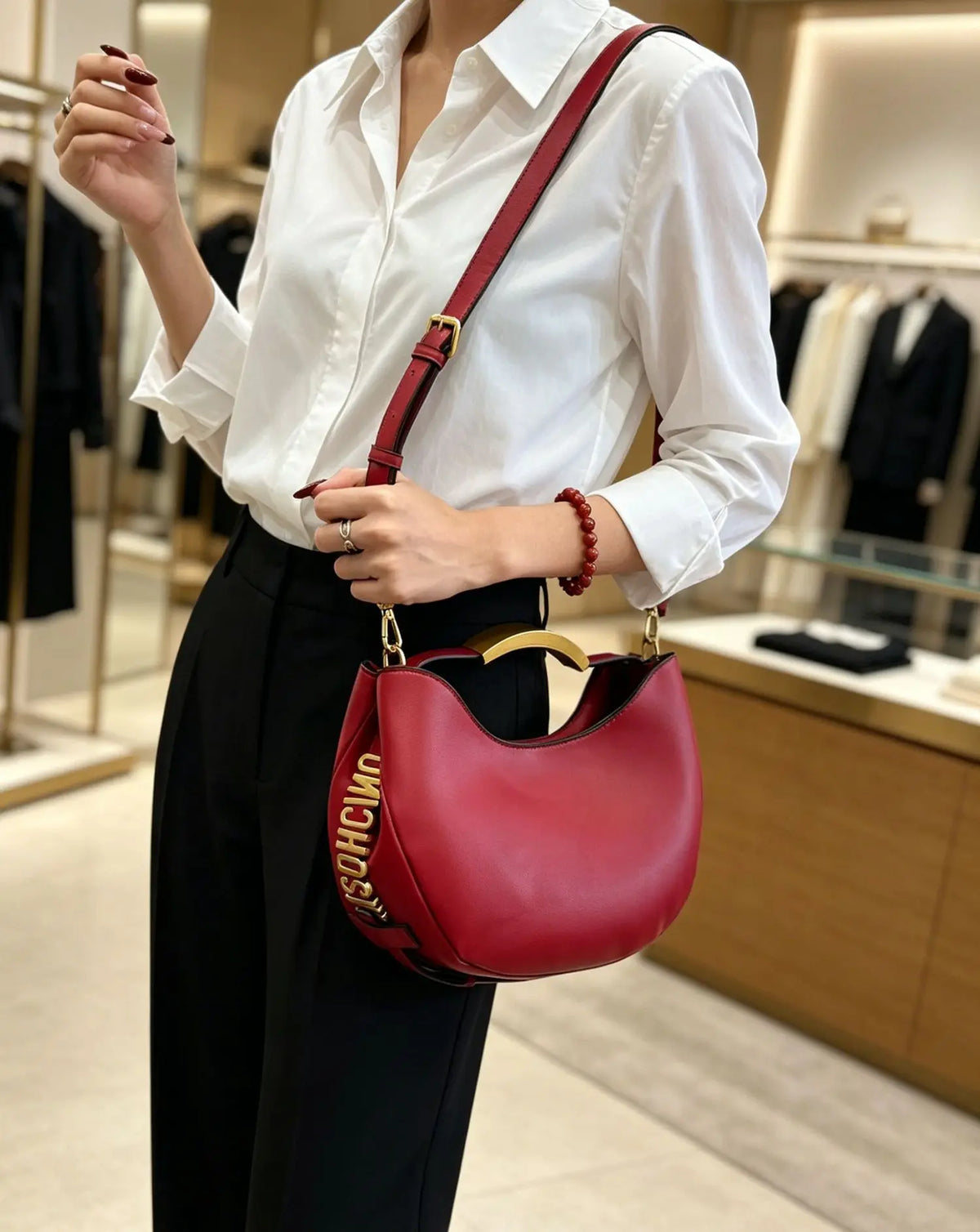 Niche Underarm Shoulder Crossbody Small Saddle Bag