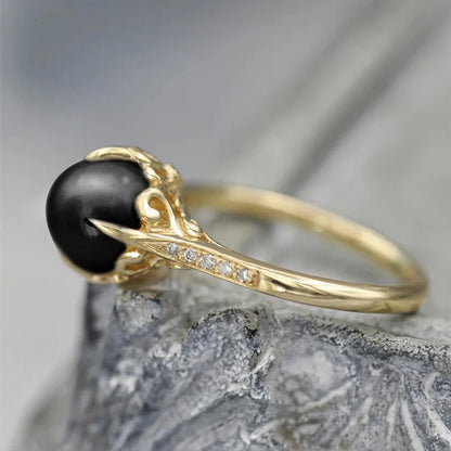 Imitation Pearl Luxury Exquisite Rings