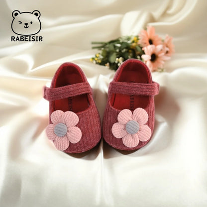 Cute Flower Mary Jane Flat Shoes