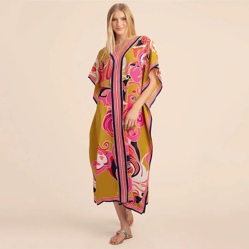 Beach Outfits Cover-ups Swimsuit Bathing Suit Maxi Dress