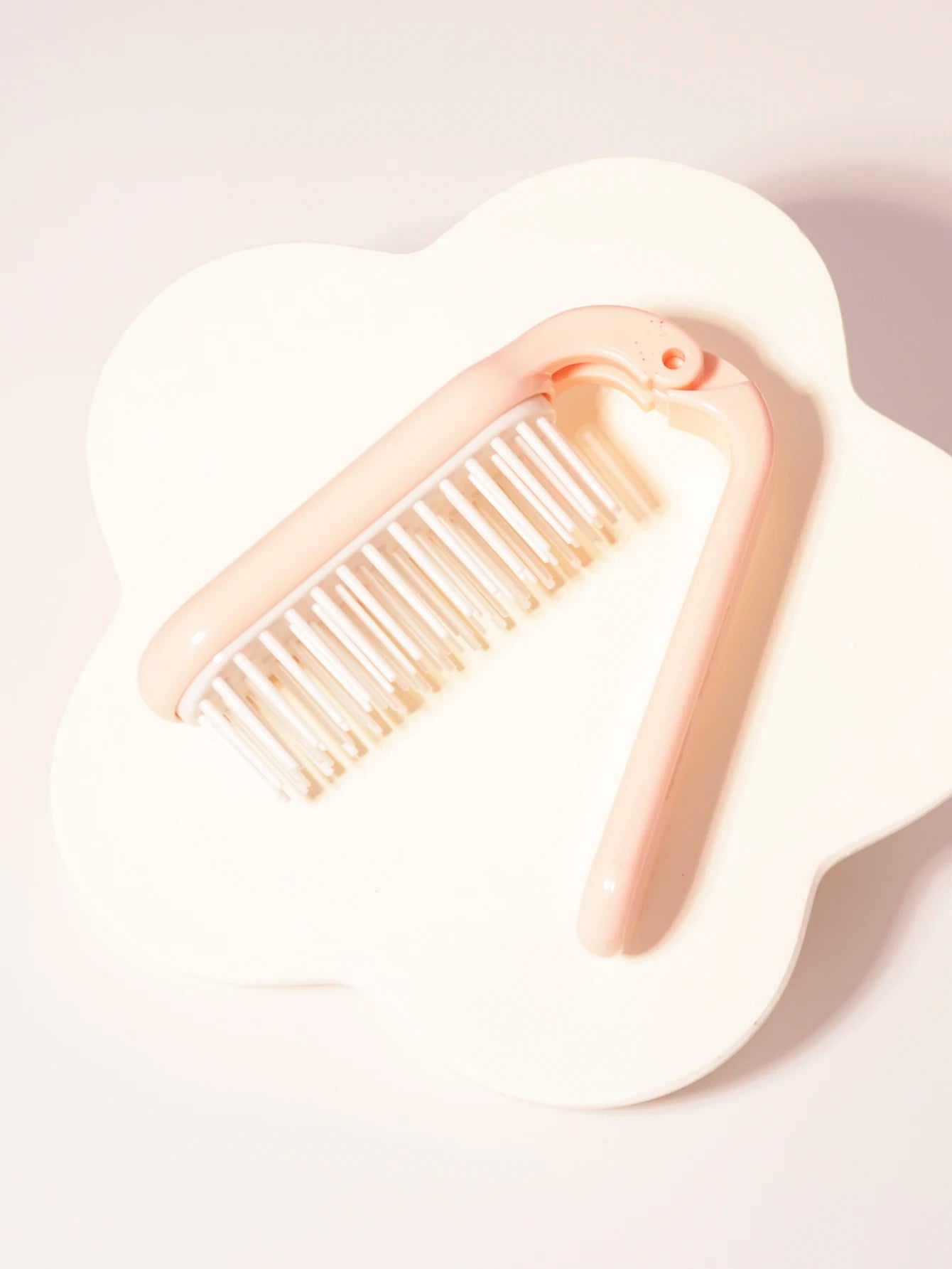 Foldable portable hair comb head hair wigs