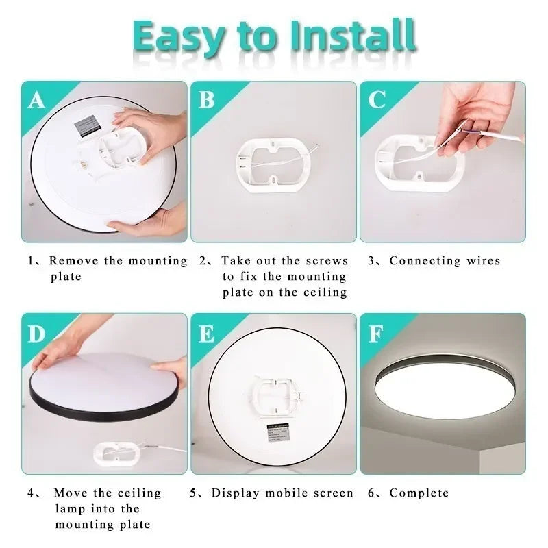 Led Ceiling Lamp Ultra Thin Panel Led Light