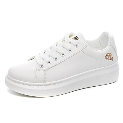 Leather Small White Sneakers