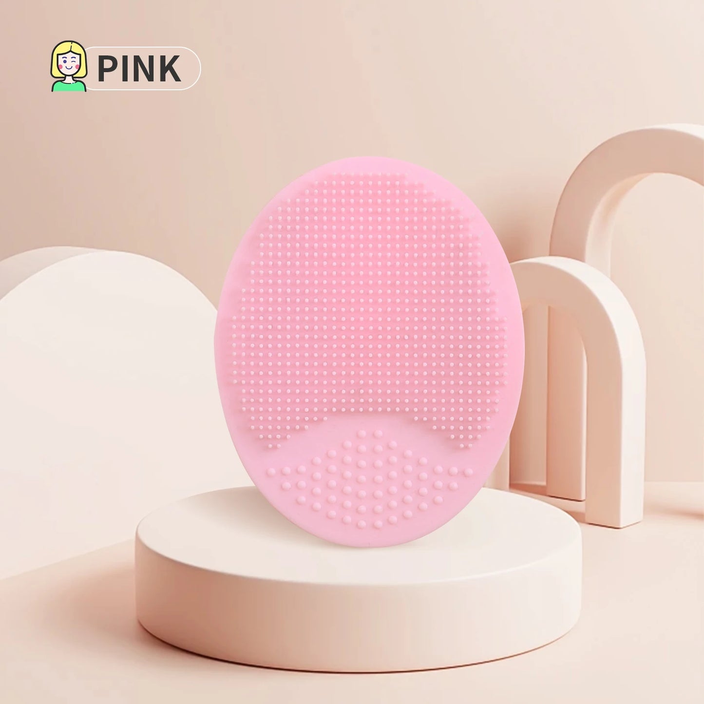 Wash a face to brush Silicone Cute Sucker mini Cleansing